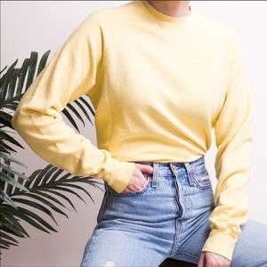 Brandy Melville Yellow Erica Crewneck